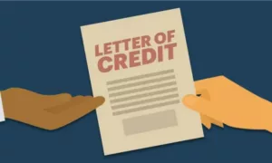 Letter of Credit document in handel