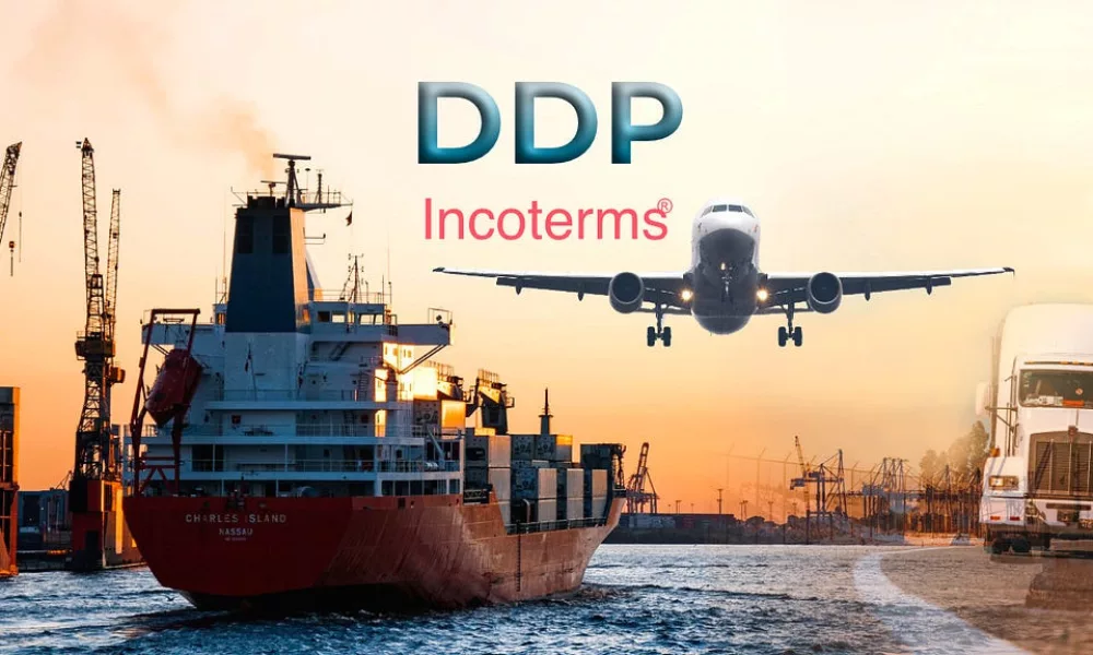 DDP Incoterms wereldwijd transport via lucht zee weg